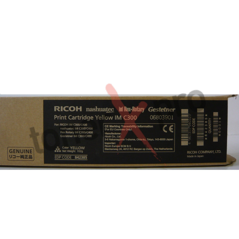 RICOH TONER YELLOW IMC300 ORIGINAL 842385 842604 IM C300