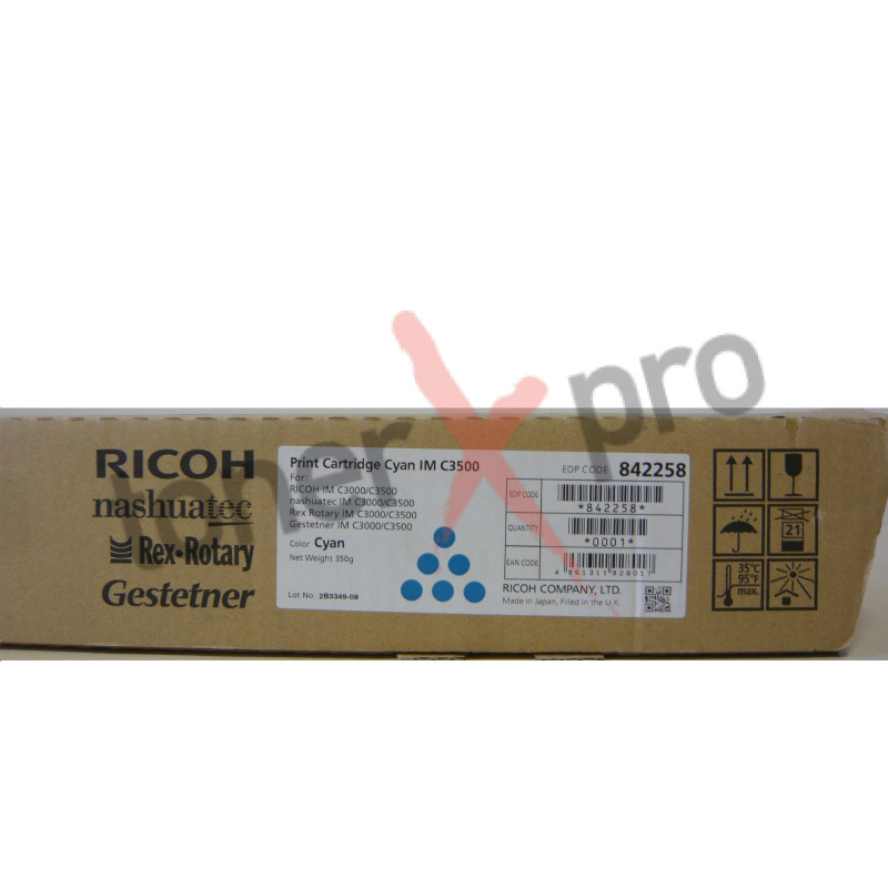 RICOH TONER CYAN IMC3500 ORIGINAL 842258 IM C3500