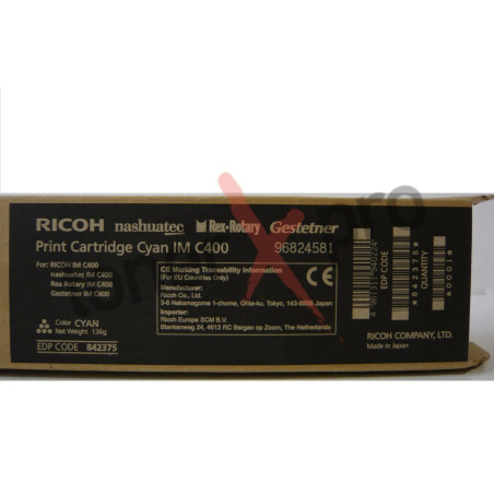 RICOH TONER CYAN IMC400F ORIGINAL 842375
