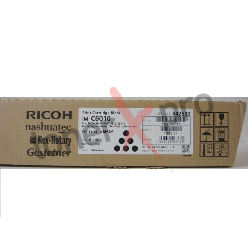 RICOH TONER BLACK IMC6010 ORIGINAL 842530 IM C6010