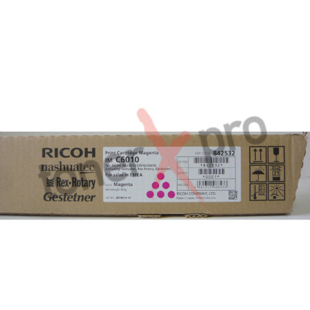 RICOH TONER IMC4510/IMC6010/MAGENTA/CTG-GR-28KC/ 842532       ORIGINE