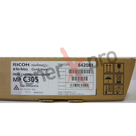 RICOH TONER MAGENTA MPC305 ORIGINAL 842081