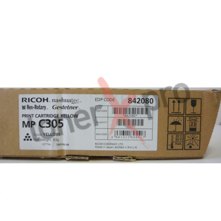 RICOH TONER YELLOW MPC305 ORIGINAL 842080