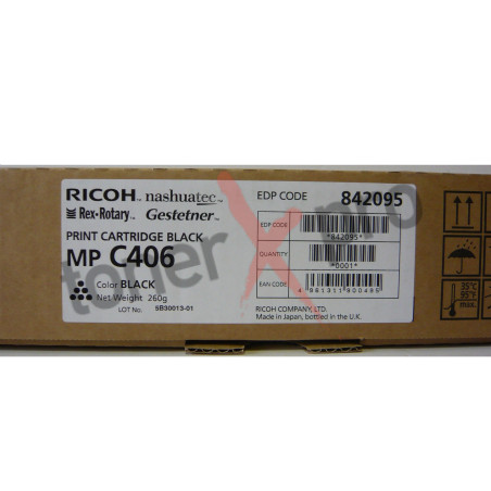 RICOH TONER BLACK MPC306 ORIGINAL 842095