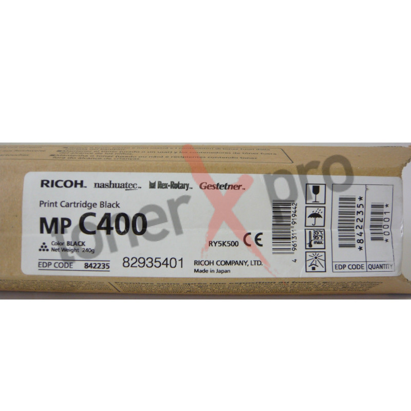 RICOH TONER BLACK MPC400 ORIGINAL 842235 MP C400E