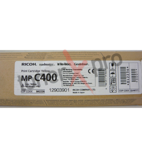 RICOH TONER YELLOW MPC400 ORIGINAL 841553