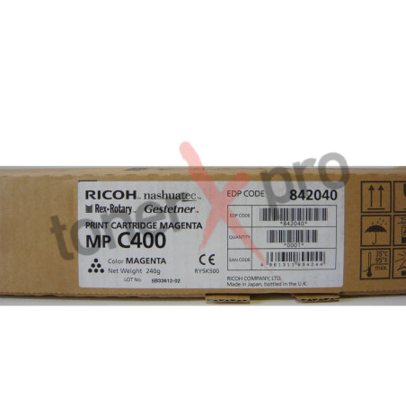 RICOH TONER MAGENTA MPC400 ORIGINAL 841552