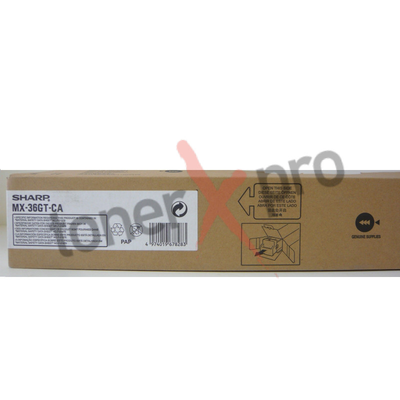 SHARP TONER CYAN MX2610N ORIGINAL MX36 MX36GTCA SHARP TONER CYAN MX2610N ORIGINAL MX36 MX36GTCA