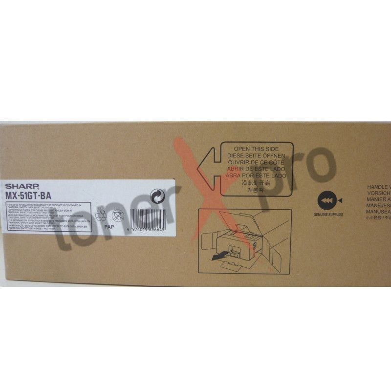 SHARP TONER BLACK MX4112 ORIGINAL MX51 MX51GTBA