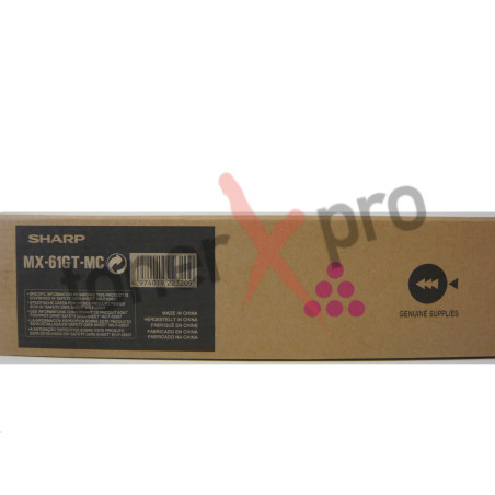 SHARP TONER MAGENAT MX3050 MX6070 ORIGINAL MX60GTMC MX61GTMC