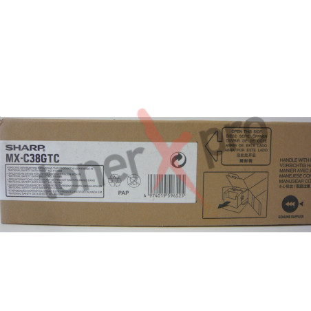 SHARP TONER CYAN MXC310 ORIGINAL MXC38GTC