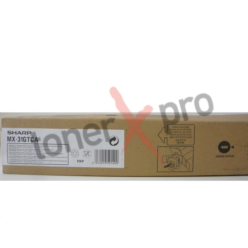 SHARP TONER CYAN MX2600N ORIGINAL MX31 MX31GTCA SHARP TONER CYAN MX2600N ORIGINAL MX31 MX31GTCA