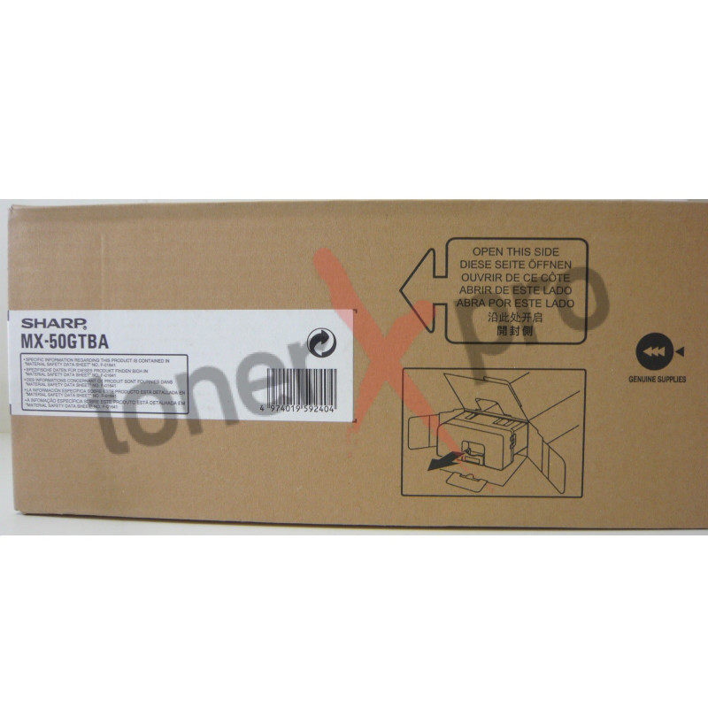 SHARP TONER BLACK MX4100 ORIGINAL MX50 MX50GTBA