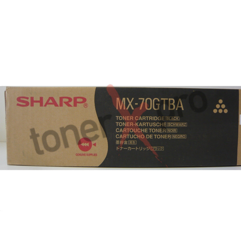 SHARP TONER BLACK MX5500 ORIGINAL MX70 MX70GTBA