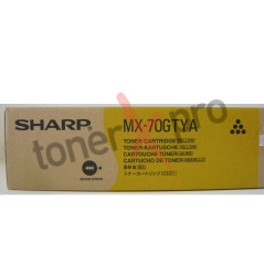 SHARP TONER YELLOW MX5500 ORIGINAL MX70GTYA