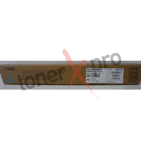 RICOH TONER CYAN MPC3502 ORIGINAL 842019