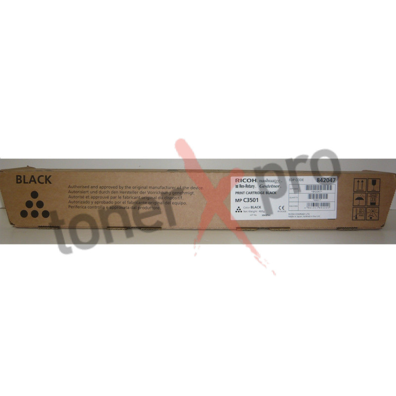 RICOH TONER BLACK MPC3501 ORIGINAL 842047 MP C3501