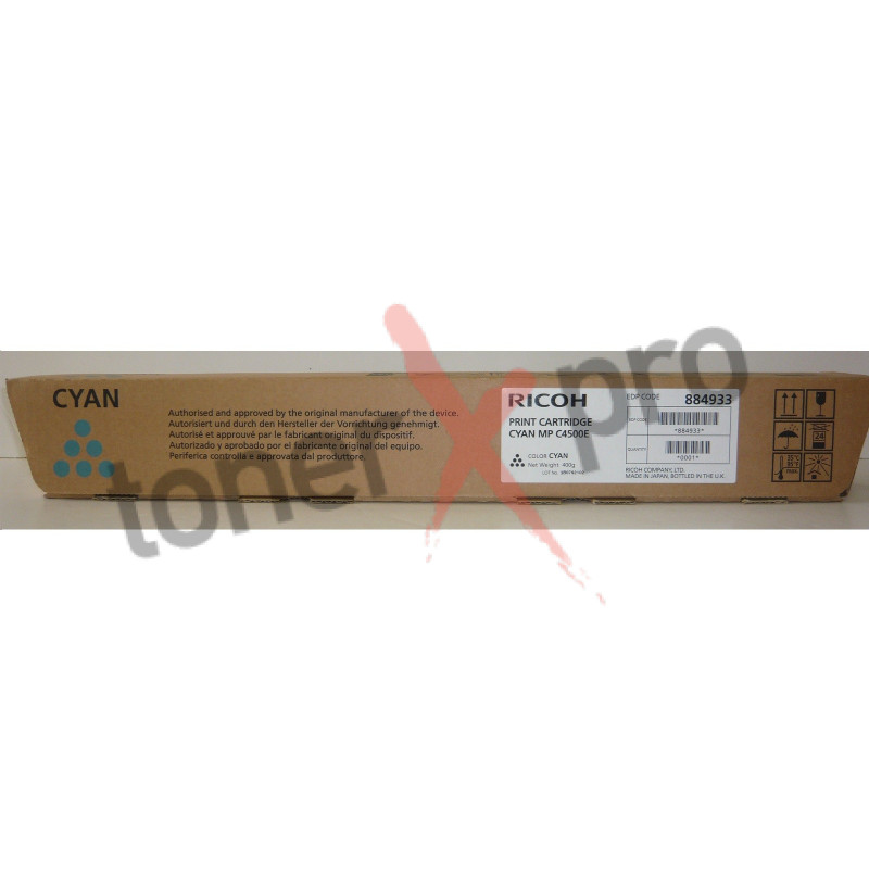 RICOH TONER CYAN MPC4500 ORIGINAL 842037 MP C4500E
