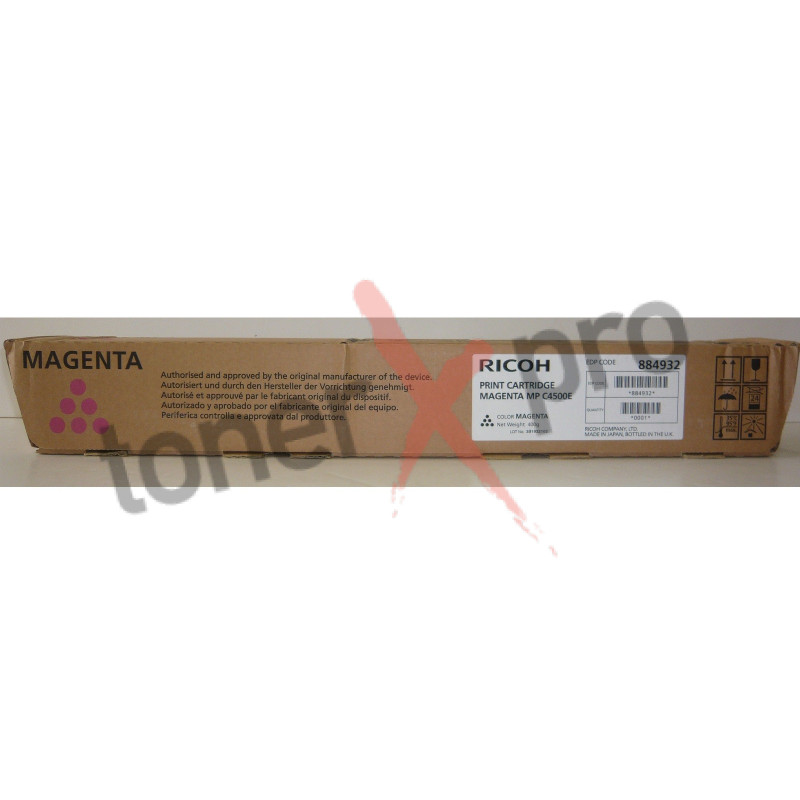 RICOH TONER MAGENTA MPC4500 ORIGINAL 842036 MP C4500E