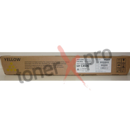 RICOH TONER YELLOW MPC4500 ORIGINAL 884931