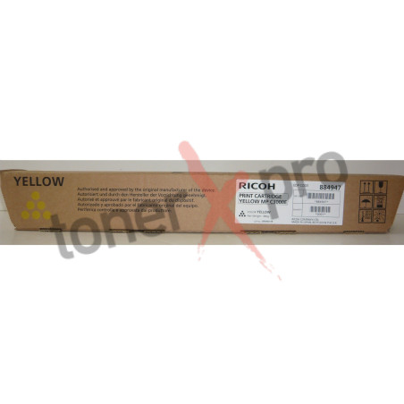 RICOH TONER YELLOW MPC2500 ORIGINAL 884947