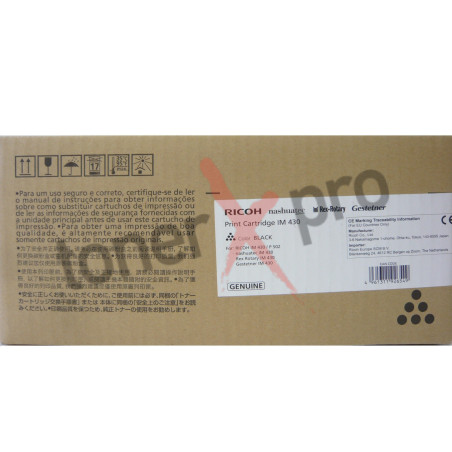 RICOH TONER IM430 BLACK ORIGINAL 418127