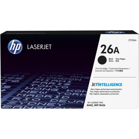 HP TONER LASERJET PRO M402/MFP426/BLACK-CTG-3.1K/ 26A CF226A  ORIGINE