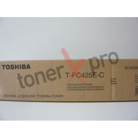 TOSHIBA TONER CYAN E STUDIO 2525 6525 ORIGINE 6AJ00000235 TFC425EC