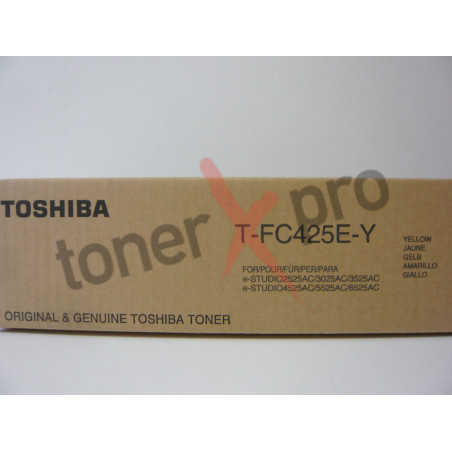 TOSHIBA TONER YELLOW E STUDIO 2525 6525 ORIGINE 6AJ00000238 TFC425EY