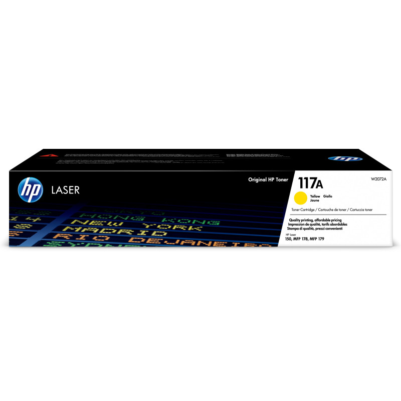 HP TONER YELLOW LASERJET MFP178 ORIGINAL 117A W2072A