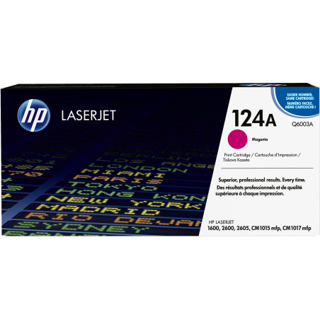 HP TONER MAGENTA LASERJET 1600 ORIGINAL 124A Q6003A