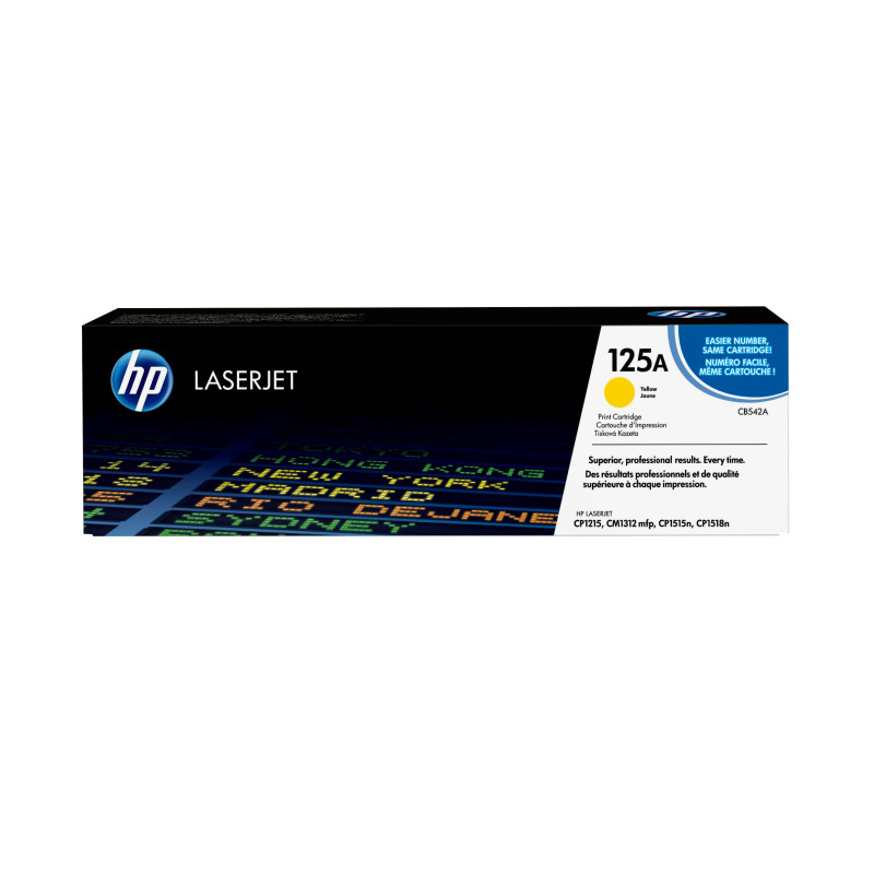 HP TONER YELLOW LASERJET CP1210 ORIGINAL 125A CB542A