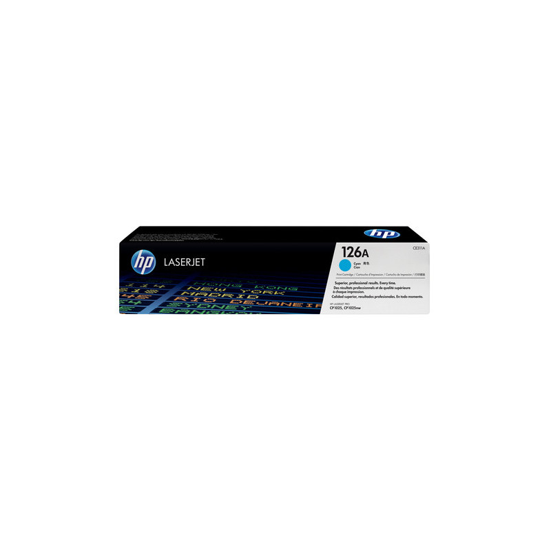 HP TONER CYAN LASERJET PRO CP1020 ORIGINAL 126A CE311A