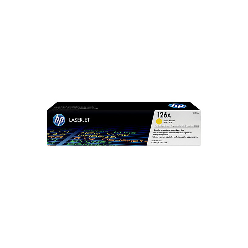 HP TONER YELLOW LASERJET PRO CP1020 ORIGINAL 126A CE312A