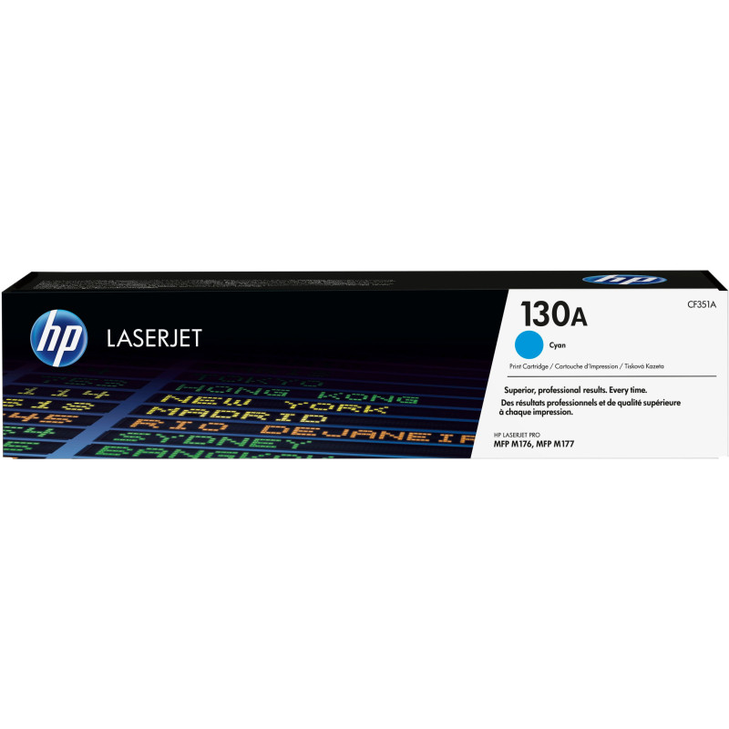 HP TONER CYAN LASERJET PRO M176 ORIGINAL130A CF351A