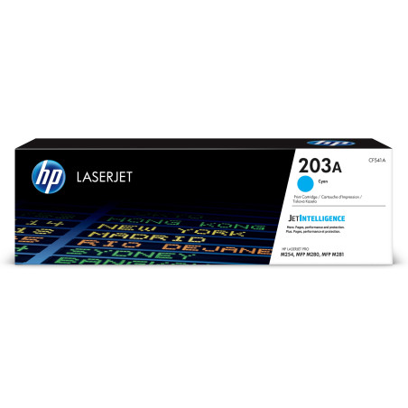HP TONER LASERJET M254/M280/M281/CYAN-CTG-1.3K/ 203A CF541A   ORIGINE