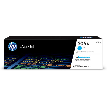 HP TONER LASERJET M154/M180/M181/CYAN-CTG-.9K/ 205A CF531A    ORIGINE
