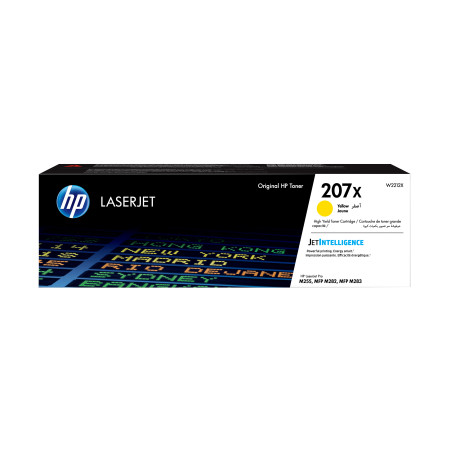 HP TONER LASERJET M255/M282/YELLOW-CTG-2.45K/ 207X W2212X     ORIGINE