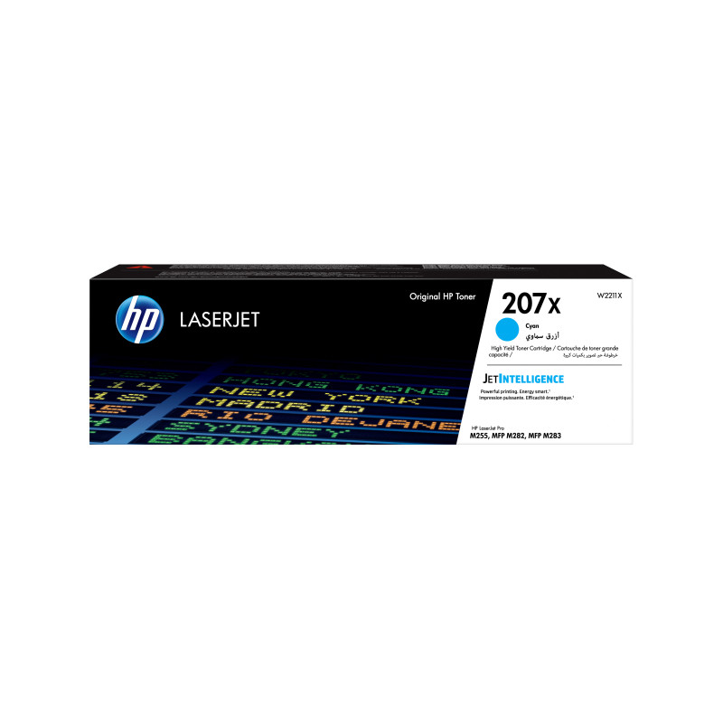 HP TONER LASERJET M255/M282/CYAN-CTG-2.45K/ 207X W2211X       ORIGINE