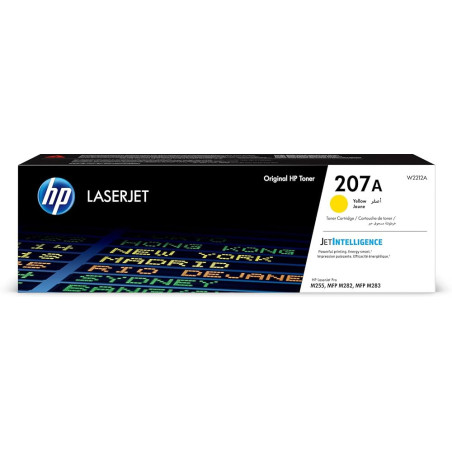 HP TONER LASERJET M255/M282/YELLOW-CTG-1.25K/ 207A W2212A     ORIGINE