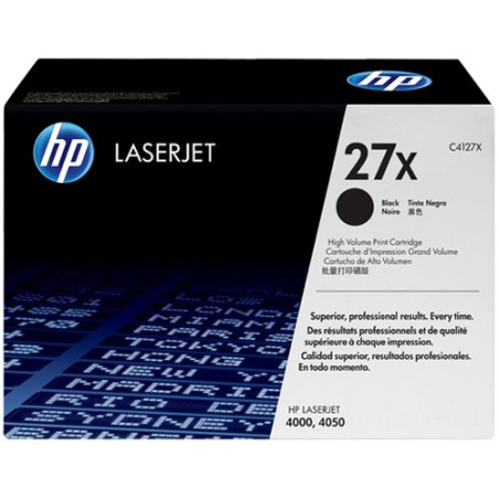 HP TONER LASERJET 4000/LBP1760/617T/BLACK-CTG-10K/ 27X C4127X ORIGINE