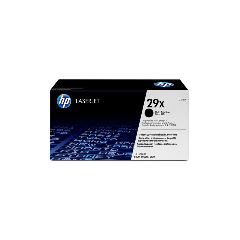 HP TONER LASERJET 5000/LBP1600/BLACK-CTG-10K/ 29X C4129X      ORIGINE