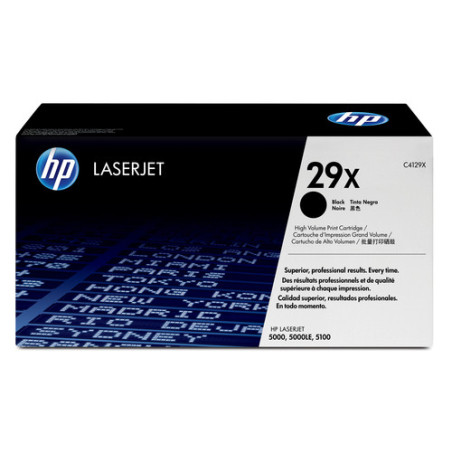 HP TONER LASERJET 5000/LBP1600/BLACK-CTG-10K/ 29X C4129X      ORIGINE