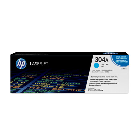 HP TONER LASERJET CM2320/CP2020/CYAN-CTG-2.8K/ 304A CC531A    ORIGINE