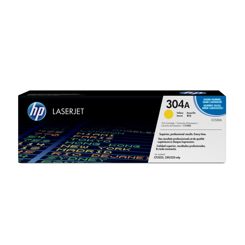 HP TONER LASERJET CM2320/CP2020/YELLOW-CTG-2.8K/ 304A CC532A  ORIGINE