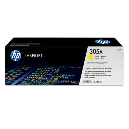 HP TONER LASERJET PRO 400/M451/YELLOW-CTG-2.6K/ 305A CE412A   ORIGINE