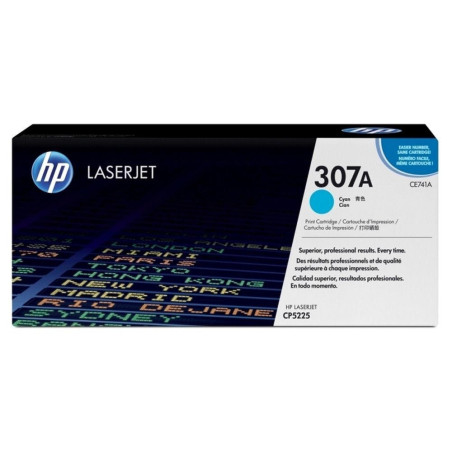 HP TONER LASERJET CP5220/CP5225/CYAN-CTG-7.3K/ 307A CE741A    ORIGINE