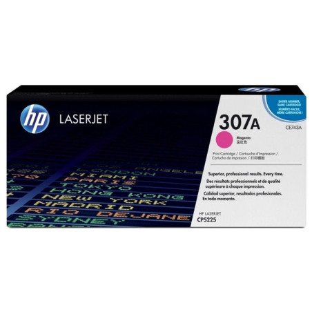HP TONER LASERJET CP5220/CP5225/MAGENTA-CTG-7.3K/307A CE743A ORIGINE