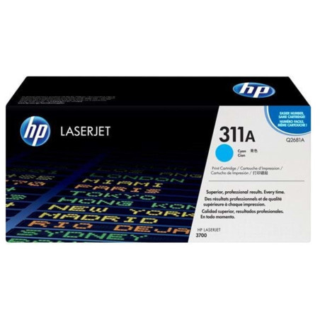 HP TONER LASERJET 3700/CYAN-CTG-6K/ 311A Q2681A               ORIGINE