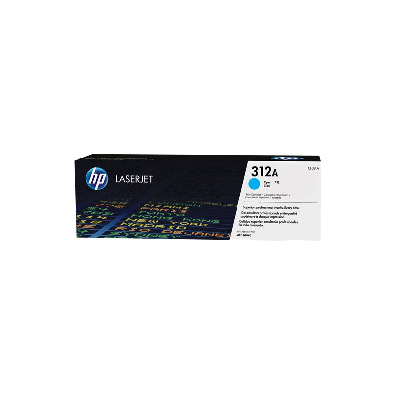 HP TONER LASERJET M476/CYAN-CTG-2.7K/ 312A CF381A             ORIGINE